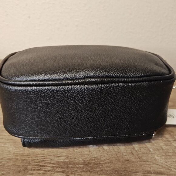 CXL by Christian Lacroix Camera Bag Womens Black Eve Pebble Detachable Mini Zip - Picture 13 of 16